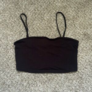 Black tank top